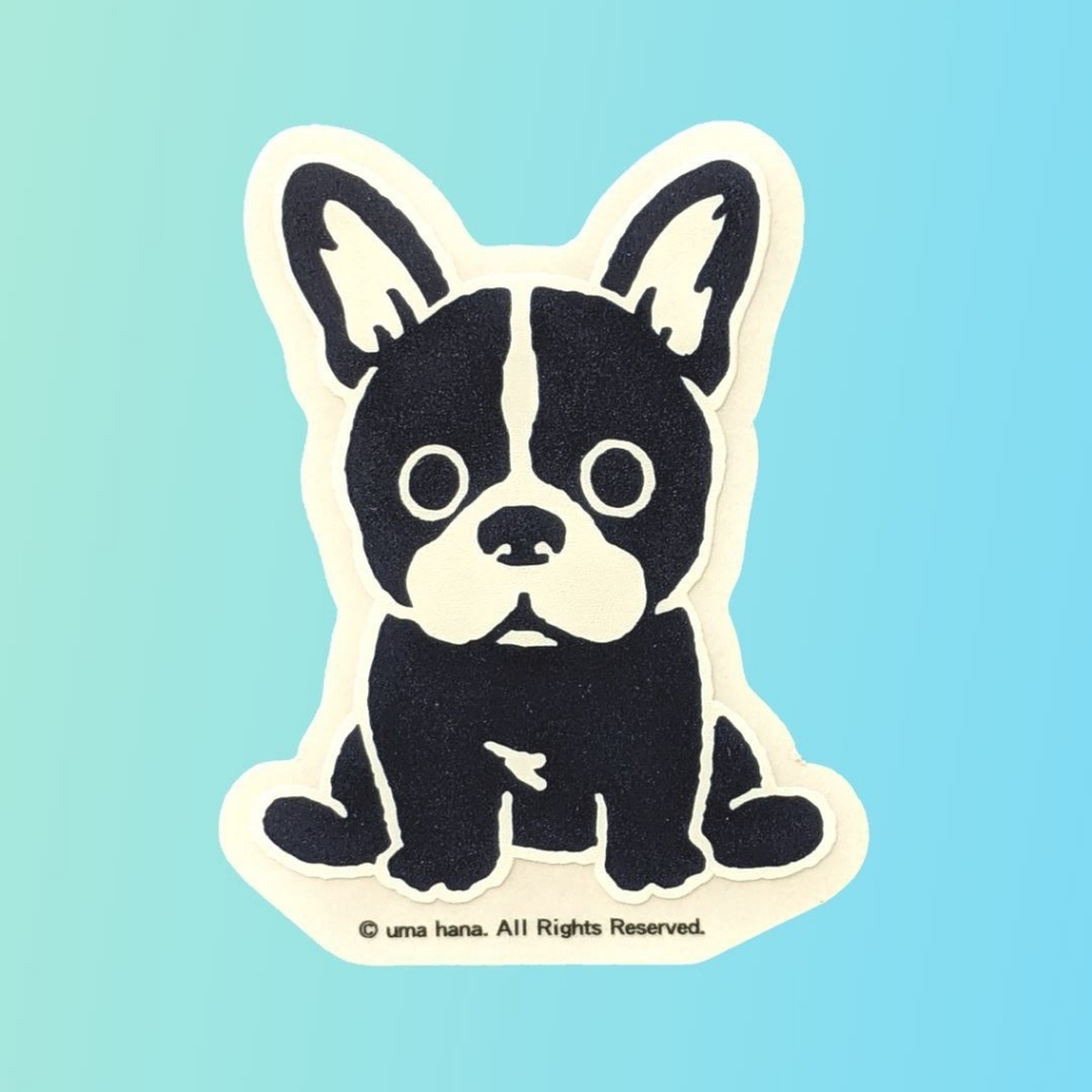 Waterproof French Bulldog Sticker Decal Die Cut